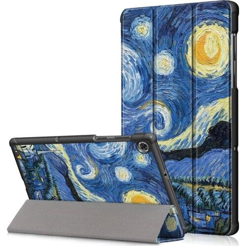 New flip cover + film + pen for Lenovo Tab M10 HD (second generation) TB-X306X 10.1 inch tablet