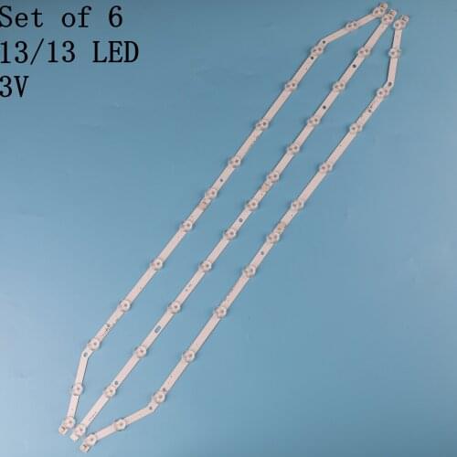 Original LED Backlight strip 13 lamp For Samsung 40"TV D3GE-400SMB-R3 D3GE-400SMA-R2 UE40H6203AW UE40H6203AK LM41-00001V