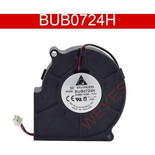 Original 7530 24V 0.18A BUB0724H 2 line centrifugal turbine blower fan projector