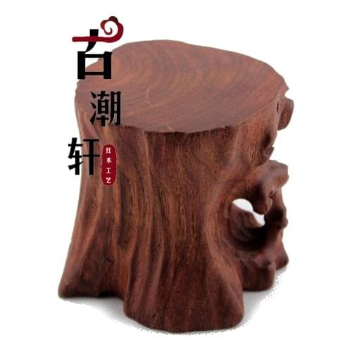 Red wood Art work collection teapot base stand home decoration pottedplant bonsai fish tank pedestal