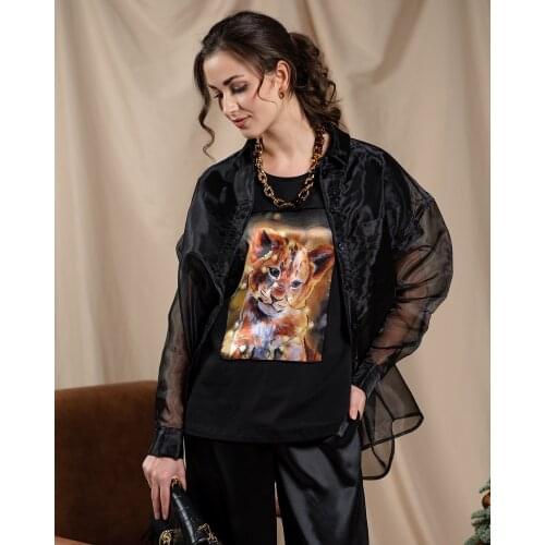 Женские футболки с принтом SAHAR Art Lab China At AliExpress