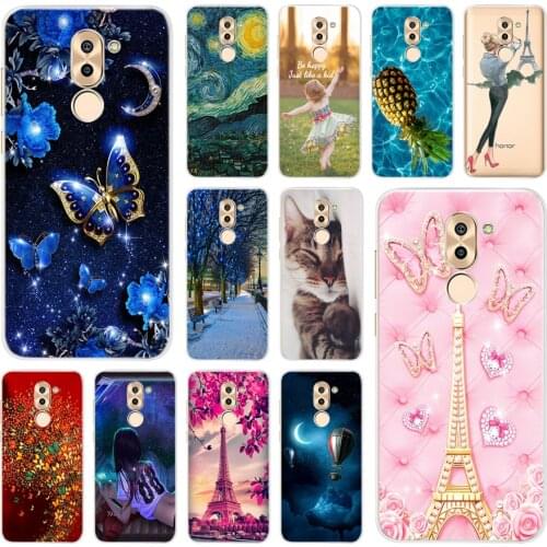 Silicone Cover For Huawei Honor 6X Case Cute Butterfly TPU Phone Case on Honor 5X X5 Coque For Huawei GR5 2017 2016 Honor6X Capa