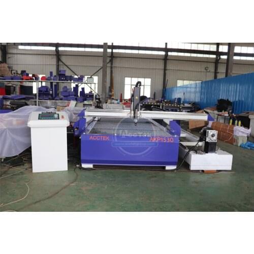 CNC plasma cutting 3 axis 4 axis cnc router machine AKP1530 hypertherm plasma cutters