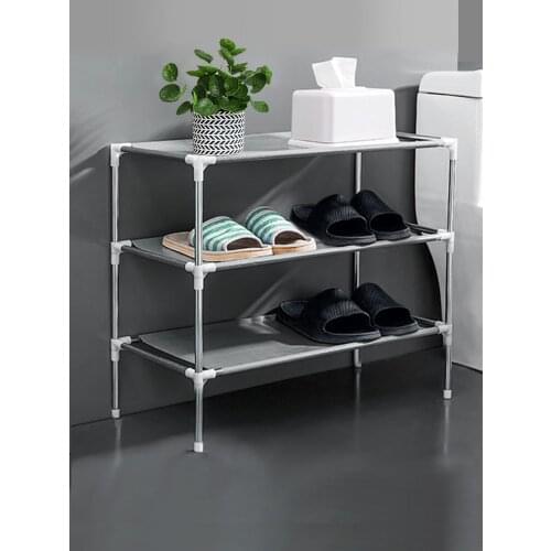 CellDeal Multi Layer Tiers Non-Woven Fabric Dustproof Shoe Rack Storage Organizer Shoe Cabinet Shelf Cabinet Shoe Organizer