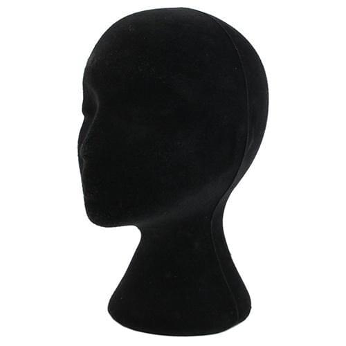 Female Styrofoam Foam Cosmetology Training Head Mannequin Head Model Wigs Glasses Display Stand Hair Styling Accessories