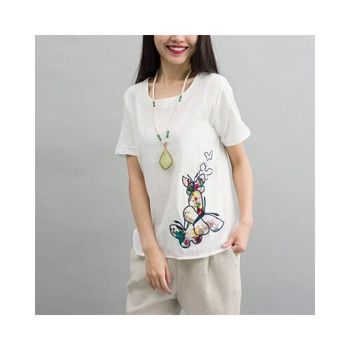 2020 Women purpel Short Sleeve Shirt Top Garment