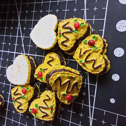 1pcs/lot resin flatback yellow fruit ice cake 17mm Cabochons Scrapbooking Hair Bow Center Card Frame Making Craft DIY B004-6