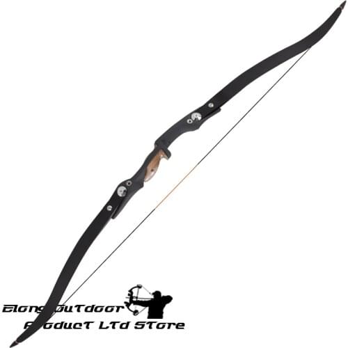 1 Pack ILF Recurve Bow 17" Riser 60" 30-50 LBS Right Take Down Bows Hunting Shooting Archery Youth Target Practice Free Shipping