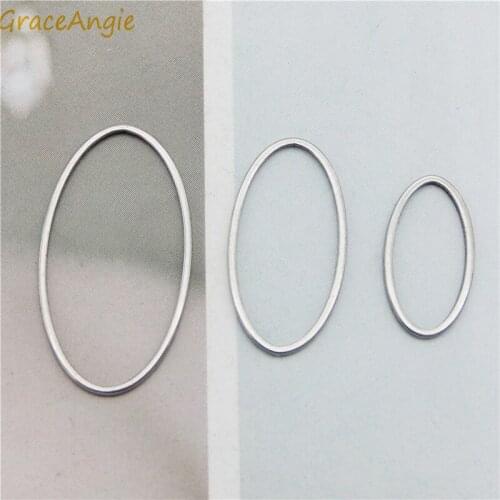 12pcs Gold Zinc Alloy Round Oval Circle Charms Bezel Metal Frame Pendant Bezel Setting Cabochon Setting Diy Earrings Accessories