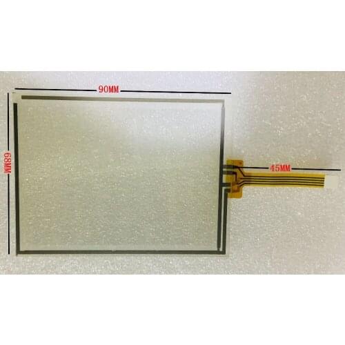 3.5 inch resistive touch screen 90mm*70mm 90mm*68mm four wire resistive touch screen screen touch screen long cable socket