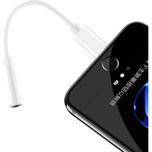 Headphone Adapter For iPhone 7 8 Earphone Adaptador 3.5mm Jack Female Male Charger Adapters