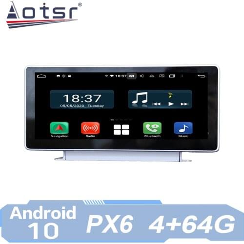 AOTSR Car Radio Auto Android 10 For Audi A4 A4L B9 S4 V9 A5 F5 2017 2018 2019 Multimedia Player GPS Navigation IPS AutoRadio