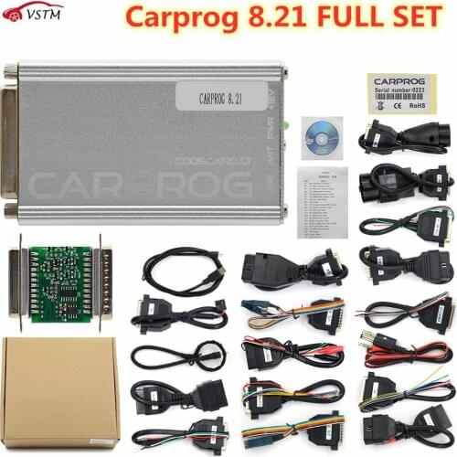 Carprog V8.21 With Keygen Online Programming Car Prog 8.21 & V10.05 More Authorization Car-prog Main Unit/Full Set Free Shipping