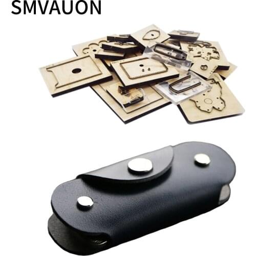 SMVAUON Wood die cutting DIY classic key case hanging parts die fillet scrapbook for die cutting machine