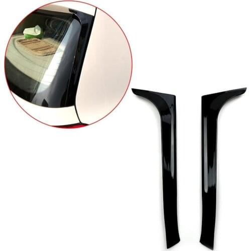 For Golf 6 Golf MK6 Glossy Black Rear Window Side Wing Roof Spoiler Splitter Stickers Trim Cover