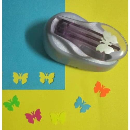 New butterfly shaped 5/8"(1.4cm) paper/foam hole punch greeting card craft punch cortador de papel de scrapbooking puncher