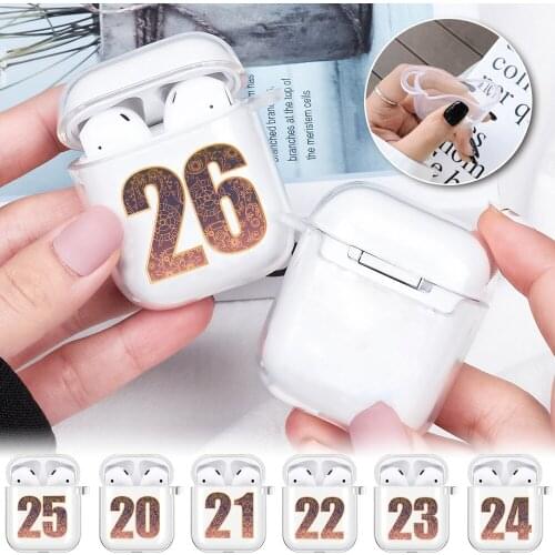 Headset Protective Cover for Apple AirPods (1st Gen/2nd Gen) Wireless Bluetooth Transparent Protective Cover Airpods Accessories