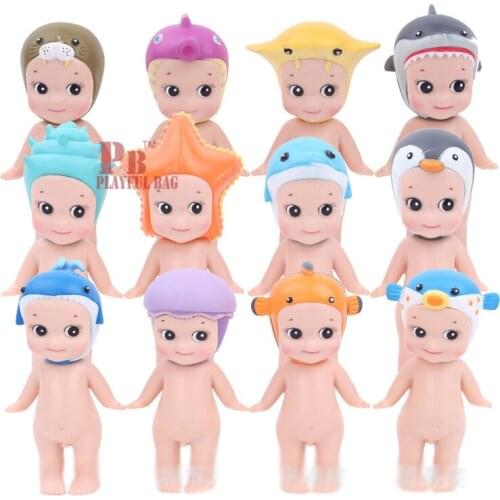 2017 Hot Sale Real Unisex Sonny Angel Baby 12 Marca Ocean Cupid Doll Hand Office Furnishing Articles Decoration Exquisite Gift