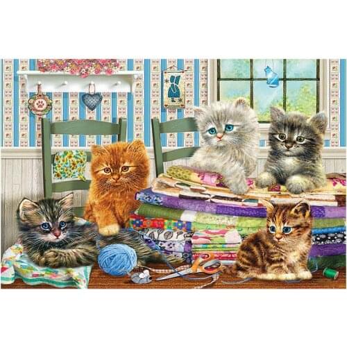 Animal diamond painting cats embroidery mosaic art full diamond dotz diy rhinestone picture puzzle tapestry wall decor stickers
