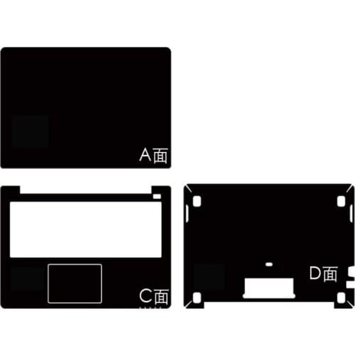 Laptop Carbon fiber Leather Sticker Skin Cover Protector for ASUS S400 S400C S400CA 14-inch Touchscreen