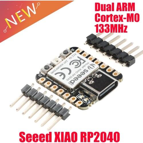 Seeeduino XIAO SAMD21G18 Development Board Microcontroller for Arduino UNO Nano Cortex M0+ 3.3V IIC I2C UART SPI Interface