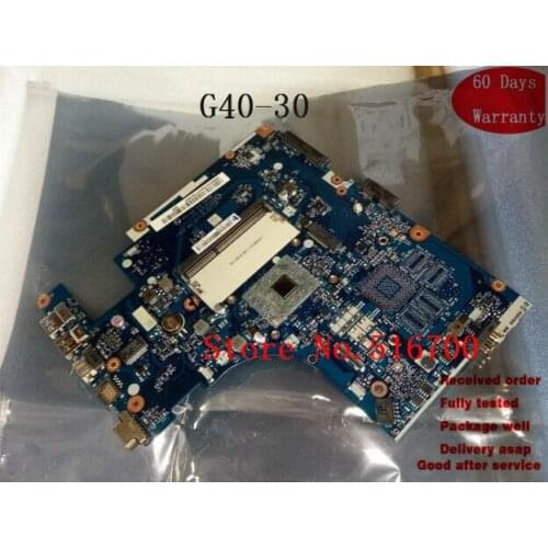 Placa Motherboard For Lenovo G40 G40-30 Laptop ACLU9 / ACLU0 NM-A311 REV:1.0 5B20G91608 W8P UMA N2940 Tested Working