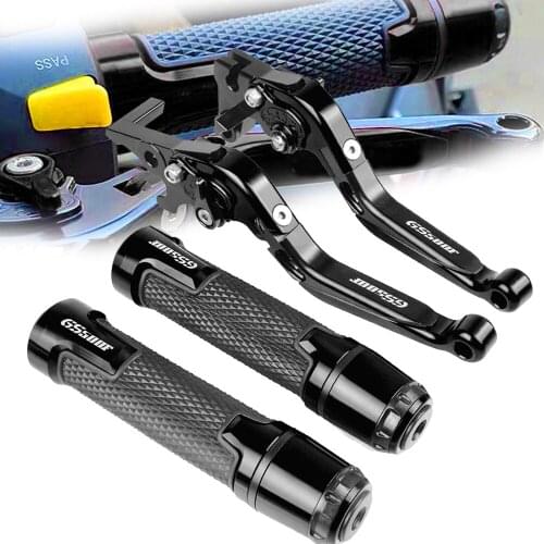 Motorcycle Accessories Handle Grips HandBar End Brake Clutch Lever For SUZIKI GS500F GS 500F GS500 F 2004-2009 2005 2006 2007