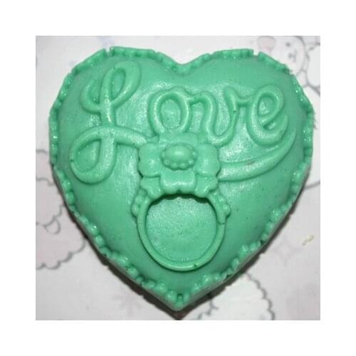 Handmade Soap Silicone Mold Candle Molds Polymer Clay love ring