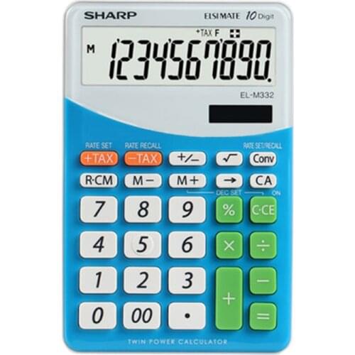 SHARP SHARP el-m332 calculator desktop 4 color cartoon cute solar ELM332 children scientific cute calculator Promotional