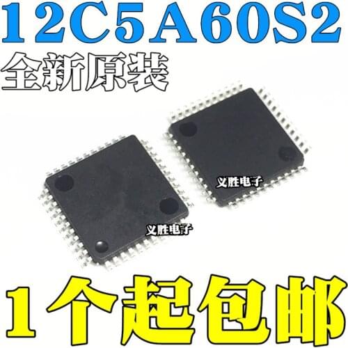 New and original STC12C5A60S2-35I-LQFP44G LQFP44 Single chip microcomputer, micro controller chip