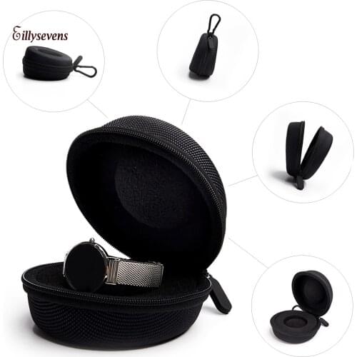 Single Watch Box Travel Case Zipper Storage Boxes Coin Bag For Smart Watch Wristwatch Box Cajas De Almacenamiento