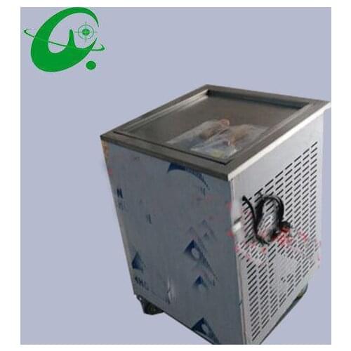 One pan Fried ice machine,Fried ice cream machine in Thailand, Ice Pan machine/ Fried ice cream machine