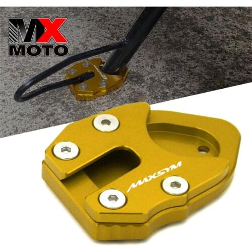 Suitable for SYM scooter MAXSYM TL500 CNC aluminum alloy side support enlarged and widened side parking mat maxsym TL500