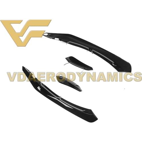 Suitable For 16-18 Benz W117 CLA180 CLA200 CLA220 CLA250 CLA45 VAD Front Bumper Canards Side Aero Add on Splitter