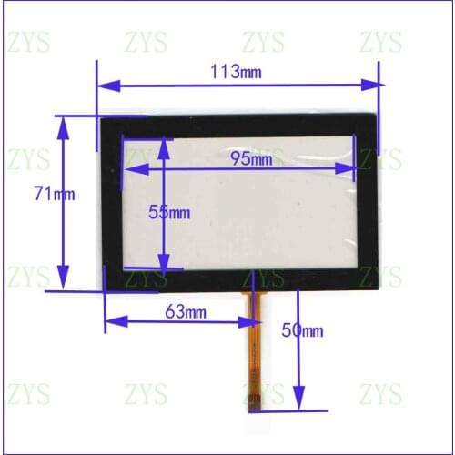 A3226ASN1312 113*71mm 4.3inch 4 lins Touch Screen For GPS CAR this is compatible sensor glass 113*71