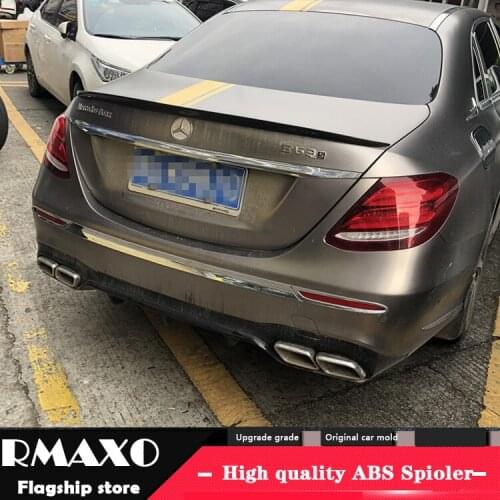 For Mercedes-Benz W213 Spoiler Carbon Fiber Material 2017-2019 E-CLASS Spoiler For W213 E320L E260L E300L E63 Spoiler