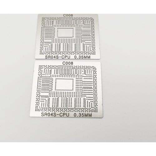 SR040S-CPU Direct Heating BGA Stencil 0.45MM For Motherboard IC Chip Reballing Repair Tools