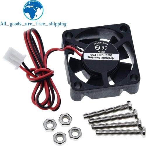 TZT Raspberry Pi 3 CPU Fan Active Cooling Fan for Customized Acrylic Case Support raspberry pi model B Plus B+/Raspbery Pi 2