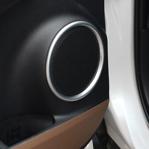 Sound Audio Ring Cover Trim Shell Interior Moulding Accessories Decoration Sticker Matte 2015/16 for Lexus NX 200 Car Speaker