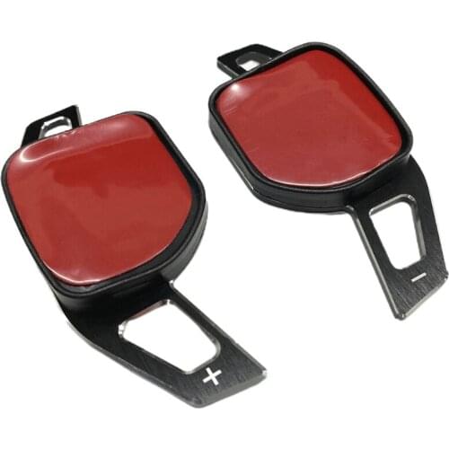1 Pair for A1A3A4/A5/A6/A7/A8/Q5/Q7/TT/R8 Car Steering Wheel Extension Shifters Aluminum Alloy Shift Paddles