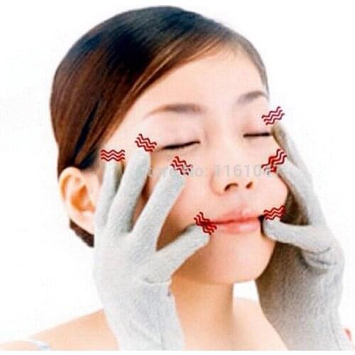 10 pcs/set Silver conductive fiber Massage electrode gloves for TENS/EMS for therapy Hand Massager Anti-static/Anti-skid