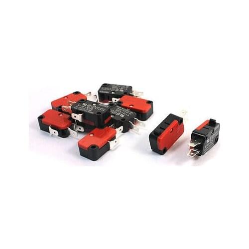 10 Pcs V-15-1C25 AC 250V 15A Micro Limit Switch SPDT Momentary Snap Action