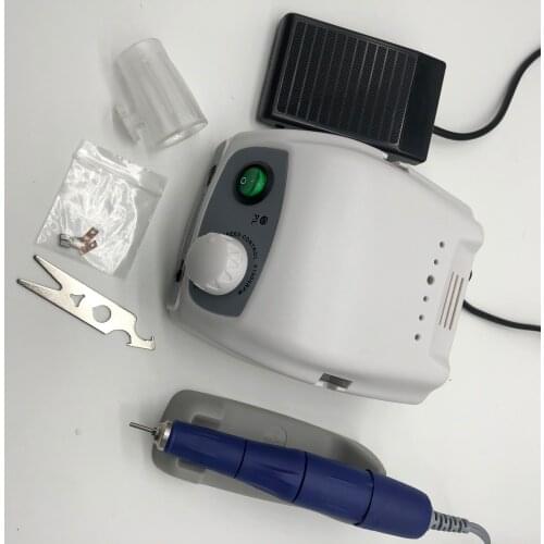 40000RPM STRONG 210 105L Micromotor Handpiece & STRONG 207B Control Box Electric Nail Drill Machine Manicure Nail Art Equipment