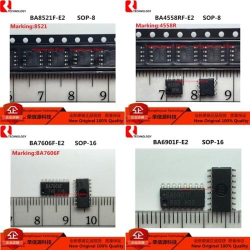 5 pcs BA8521F-E2 8521 BA8521F BA8521 BA4558RF-E2 4558R BA4558RF BA4558R BA7606F-E2 BA7606F BA6901F-E2 BA6901F 100% New original