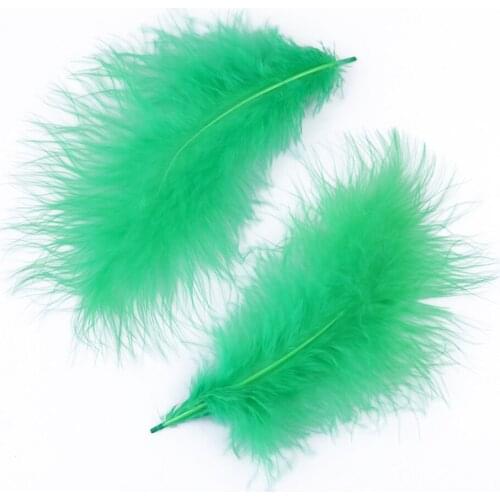 50pcs/bag fluffy Turkey Feathers for Crafts Jewelry making Accessories Decoration Feather earring Plume Wholesale 12-18cm