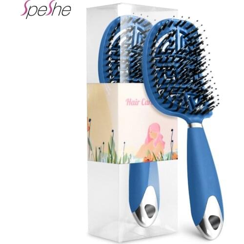 Anti-Tyrones Hair Brush Demelante Hair Comb Detangling Brush For Tangle Hair Brush Detangler Hairbrush Women Men Salon
