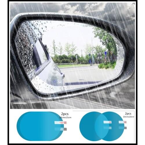 2PCS car rearview mirror anti-fog window clear rain protection auto parts for Jeep Renegade Cherokee Wrangler Compass Patriot