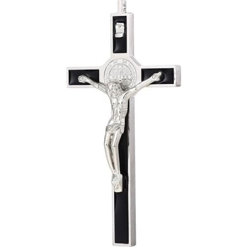 Church Relics Jesus on the Stand Cross Wall Crucifix Antique Home Chapel Decor