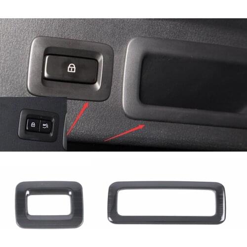 For Mazda CX-30 CX30 2020 2021 Interior Rear Tail Trunk Handle Bowl Cover Frame Panel Stainless Steel Sticker Trims Car-Styling