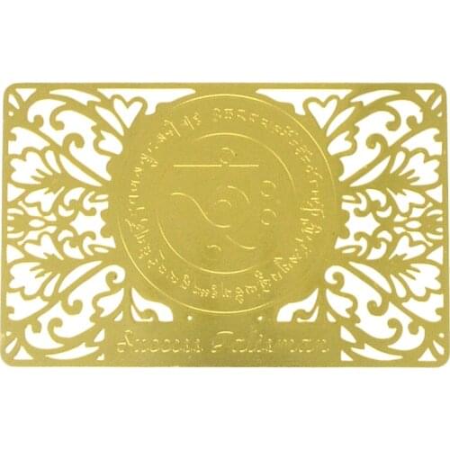 Feng Shui Success Gold Talisman W Red String Bracelet W3667